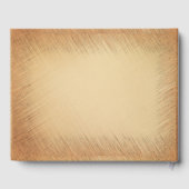 Rustic Wedding Guest Book Gastenboek (Achterkant)