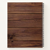 Rustic Wedding Guest Book Greenery String Lights Notitieboek (Achterkant)