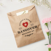 Rustic Wedding Hangover Recovery Kit Favor Bag Bedankzakje (Gezegeld)