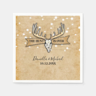 Rustic Wedding Hunt is voorbij Servet