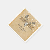 Rustic Wedding Hunt is voorbij Servet (Hoek)