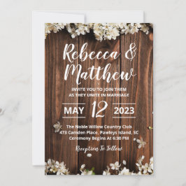 Rustic Wedding Invitation Cards Save The Date