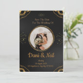 Rustic Wedding Invitation Country Wedding (Debout devant)