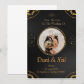 Rustic Wedding Invitation Country Wedding (Devant / Derrière)