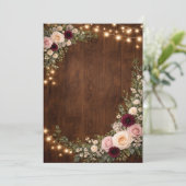 rustic wedding invitations  (Debout devant)