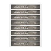 Rustic Wedding Monogram Weathered Barn Wood (Vel)