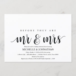 Rustic Wedding Rehearsal Dinner Invitation Card Kaart