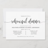 Rustic Wedding Rehearsal Dinner Uitnodiging (Voorkant)