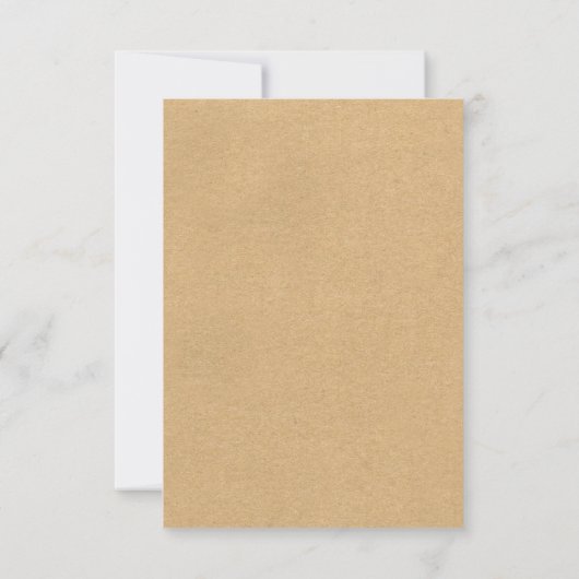 Rustic Wedding RSVP (Achterkant)