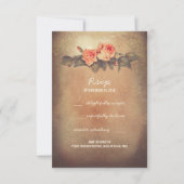 Rustic Wedding RSVP kaarten (Voorkant)