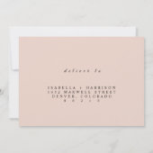 Rustic wedding RSVP Save The Date (Achterkant)