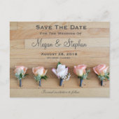 Rustic Wedding Save The Date Briefkaart (Voorkant)