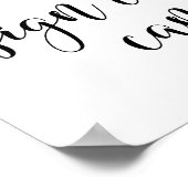 Rustic Wedding Sign Our Canvas Poster (Hoek)