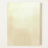 Rustic Western Cowboy Boots & Sunflowers Planner (Achterkant)