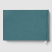 Rustic Western foil Graduation Party Guestbook  (Verso)