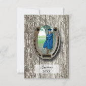 Rustic Western Graduation Party invitation (Devant)