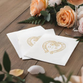 Rustic Western Horseshoe Heart Monogram Wedding