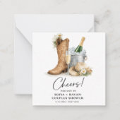 Rustic Western Wedding Invitation (Devant)