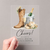 Rustic Western Wedding Invitation (In situ (ordinateur de poche))