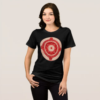 Rustic Wheel of Progress: symbool van beweging en  Tri-Blend Shirt