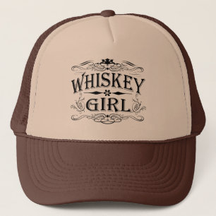 Rustic Whiskey Girl Trucker Pet