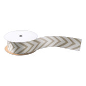 Rustic White Faux Burlap Chevron Pattern Lint (Spoel)