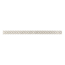 Rustic White Faux Burlap Chevron Pattern Lint