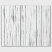 Rustic Whitewash Grunge Weathered Wood Cadeaupapier (Vlak)