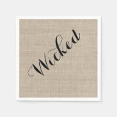 Rustic Wied Halloween Napkin Servet (Voorkant)