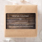 Rustic wij hebben het Nieuwe Etiket van het Adres  (Insitu)