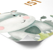 Rustic Wild One Safari 1er Affiche de bienvenue d' (Coin)