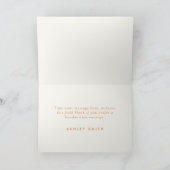 Rustic Wildflower Client Dank u Kaart (Binnen)