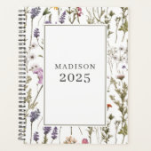 Rustic Wildflower Floral Botanical 2025 Planner (Voorkant)