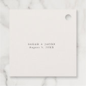 Rustic Wildflower Meadow Wedding Bedankjes Labels (Achterkant)