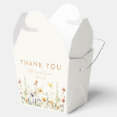 Rustic Wildflower Wedding Bedankdoosjes (Geopend)