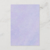 Rustic Wildflower Wedding Informatiekaartje (Achterkant)