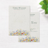 Rustic Wildflowers Boarder Earring Display Card (Bureau)