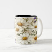 Rustic Wildflowers Pillow & Mug - Lavender Sage Fl (Devant droit)