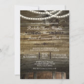 Rustic Winery Faire-part de mariage (Devant)