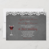 Rustic Winery Mariage Invitation personnalisée (Devant)