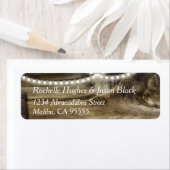 Rustic Winery Mariage PETIT étiquette (En situation)