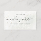 Rustic Winter Berries Pine Cone Greenery Wedding Informatiekaartje (Voorkant)