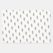 Rustic Winter Boughs Holiday Inpakpapier Vel (Voorkant)
