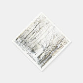 Rustic winter forest trees family name servet (Hoek)