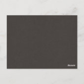 Rustic Winter | Kool Hartelijk dank voor uw ontvan Briefkaart (Achterkant)