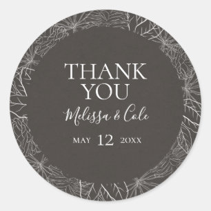 Rustic Winter   Koolstof Hartelijk dank voor posit Ronde Sticker