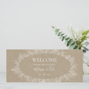 Rustic Winter   Kraft Hanging Seast Chart Header