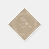 Rustic Winter | Kraft Wedding Napkins Servet (Hoek)