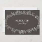 Rustic Winter | Teken met gereserveerde houtskool (Voorkant)