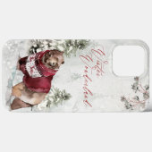 Rustic Winter Wonderland Beer in sneeuw Case-Mate iPhone Case (Achterkant (horizontaal))